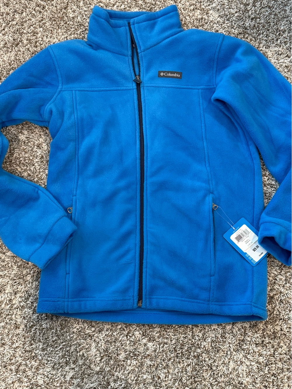 Columbia Bright Blue Fleece Jacket